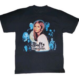 Buffy The Vampire T-shirt Y2K TV Show Size Medium